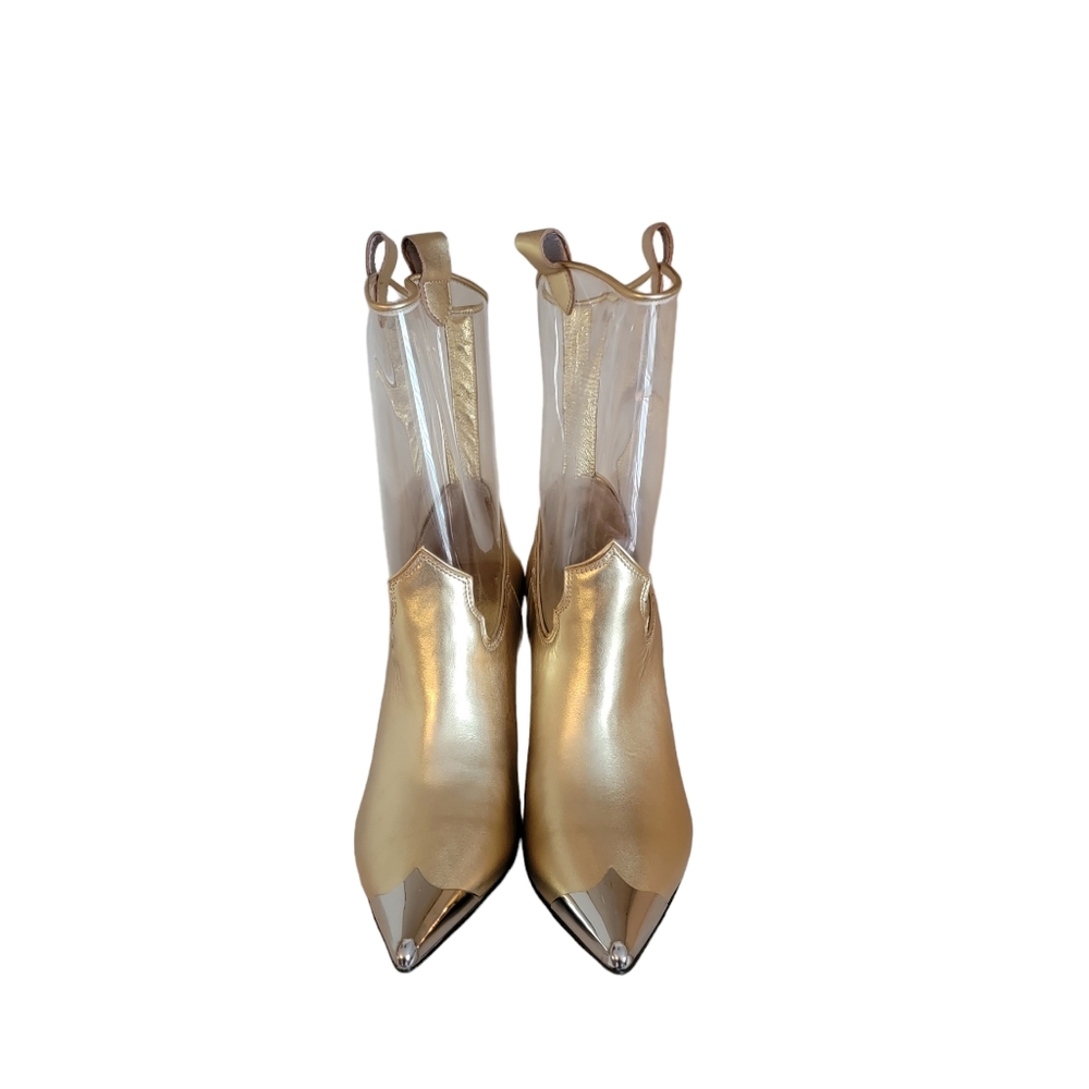 Jeffrey Campbell Gold and clear boots size 7 NWOB - Picture 5 of 6